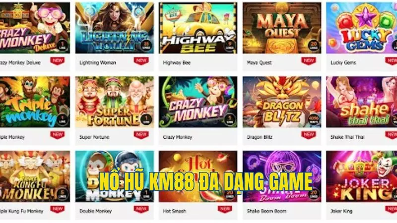 Đa dạng nhiều phiên bản game slots đặc sắc 